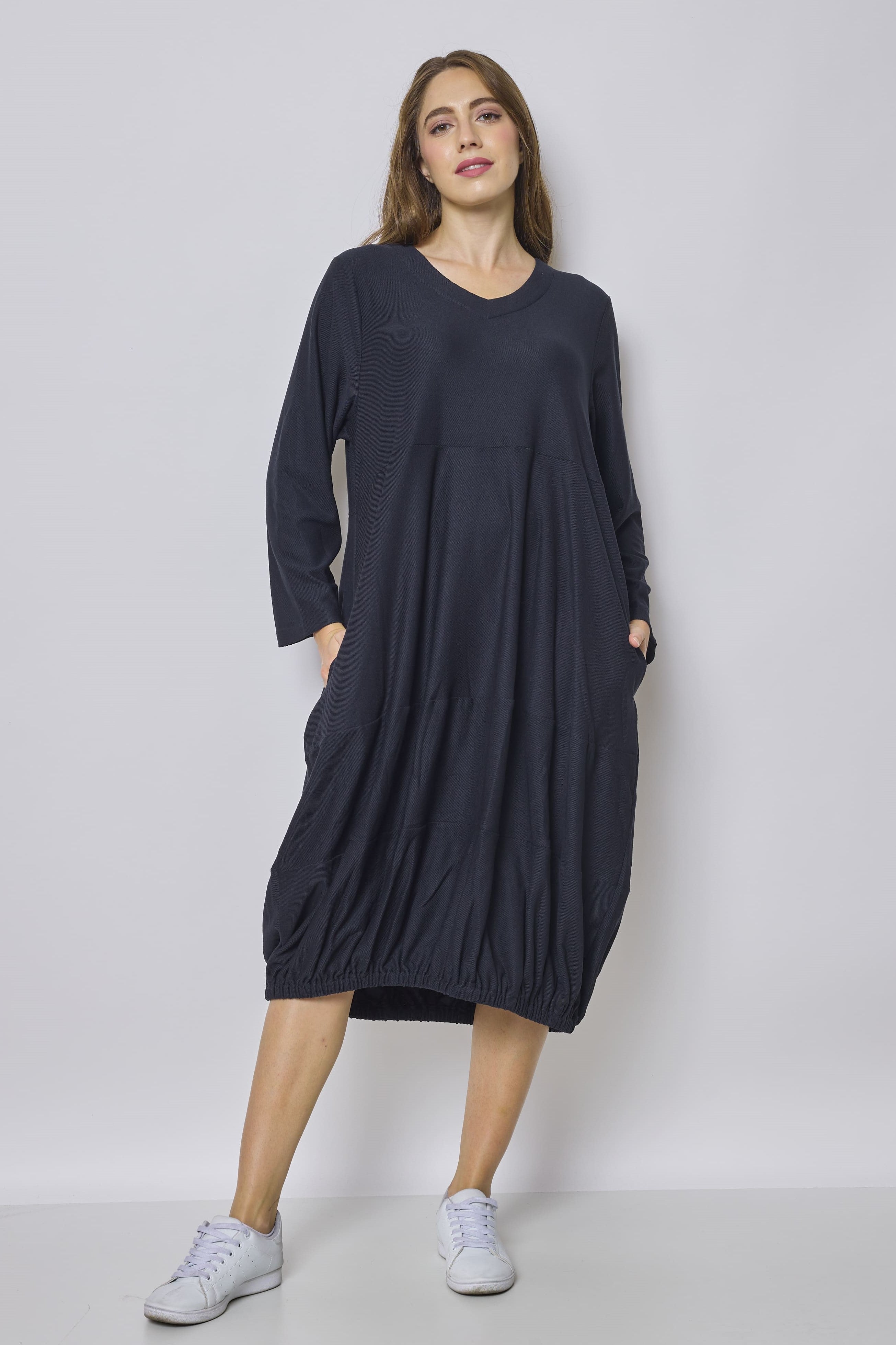 Balloon Fit Dress EMBELLISHED ANTI-FIT BALLOON DRESS Balloon Fit Dress EMBELLISHED ANTI-FIT BALLOON DRESS