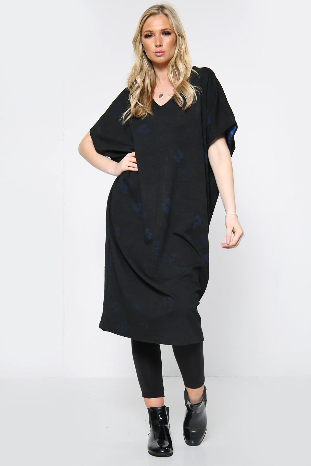 Black dress with blue highlights – Bella Blue