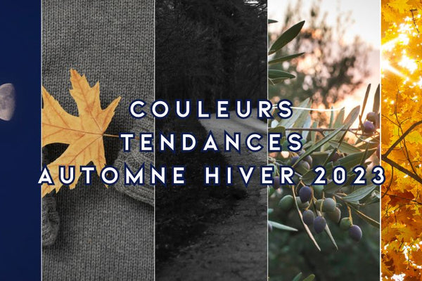 Nos couleurs tendances de l'Automne Hiver 2023
