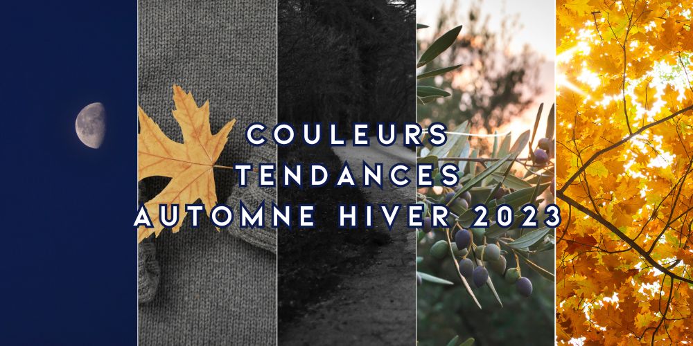 Nos couleurs tendances de l'Automne Hiver 2023
