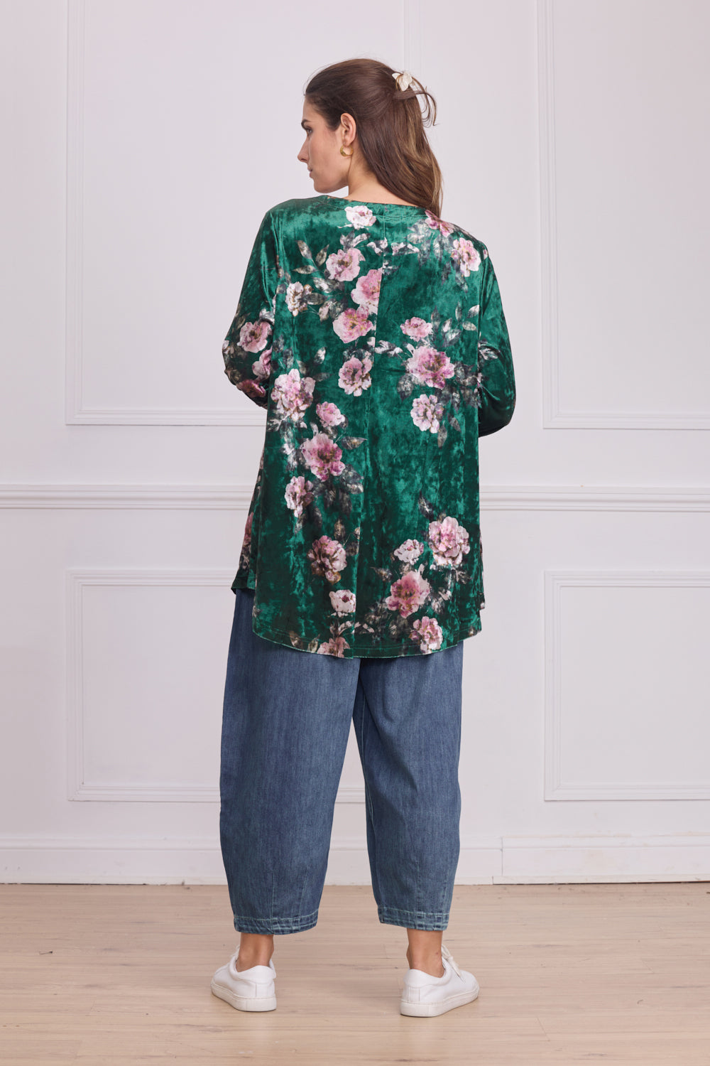 tunique velours femme