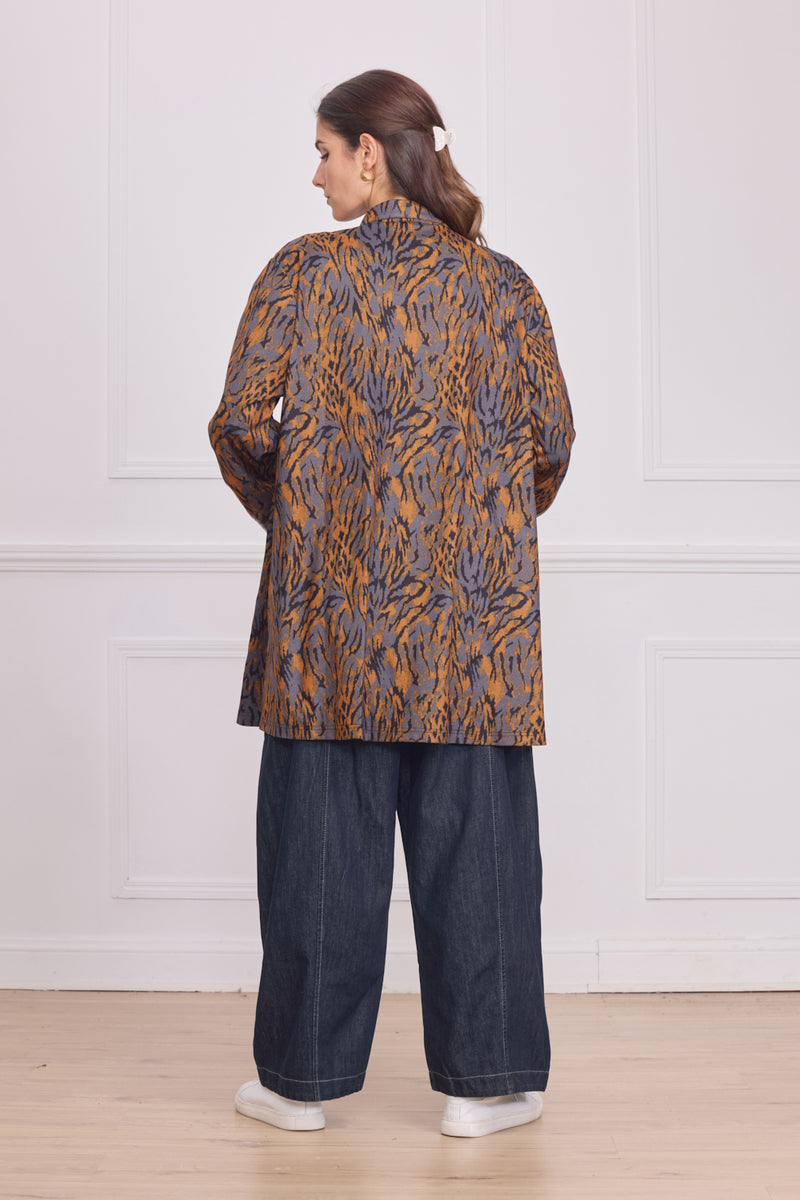 Chemise femme manches longues à motifs