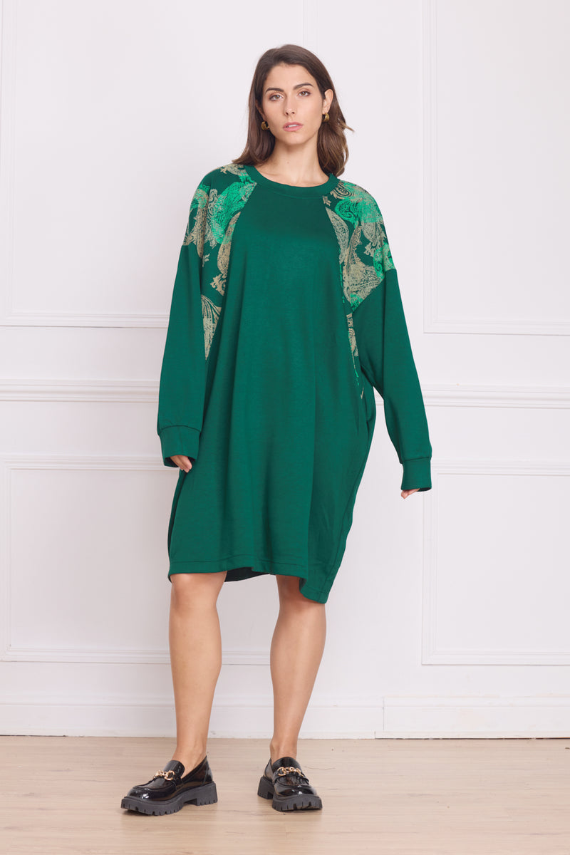 Robe femme épaisse à motifs