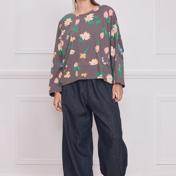 Blouse femme à fleurs – 100% coton