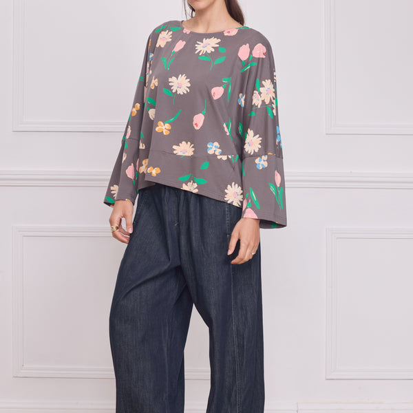 Blouse femme à fleurs – 100% coton
