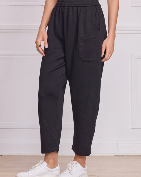 Pantalon femme noir uni hiver