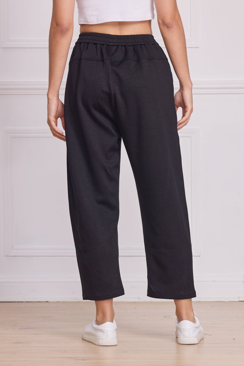 Pantalon femme noir uni hiver