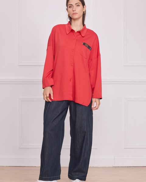 Veste femme courte orange