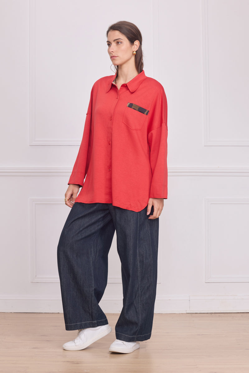 Veste femme courte orange