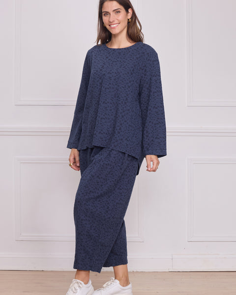 Blouse femme unie texturée