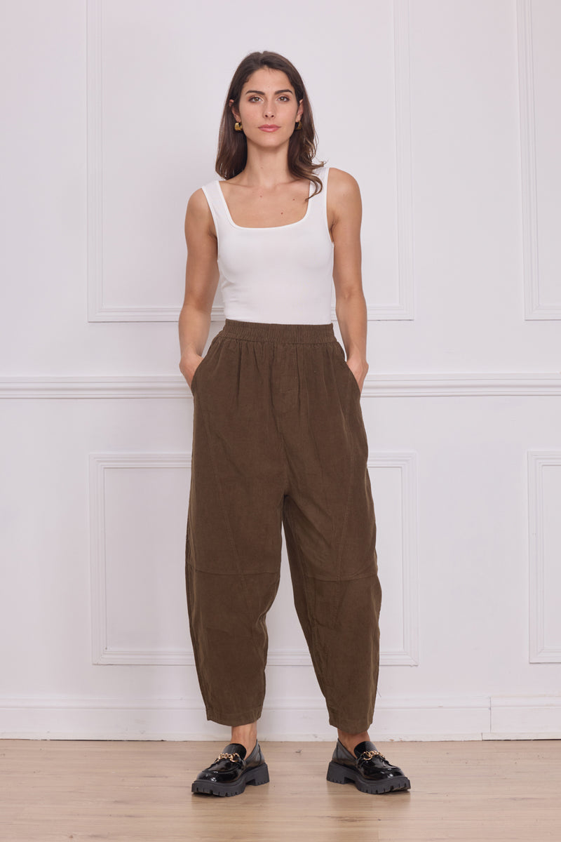 Pantalon femme décontracté – 100% coton
