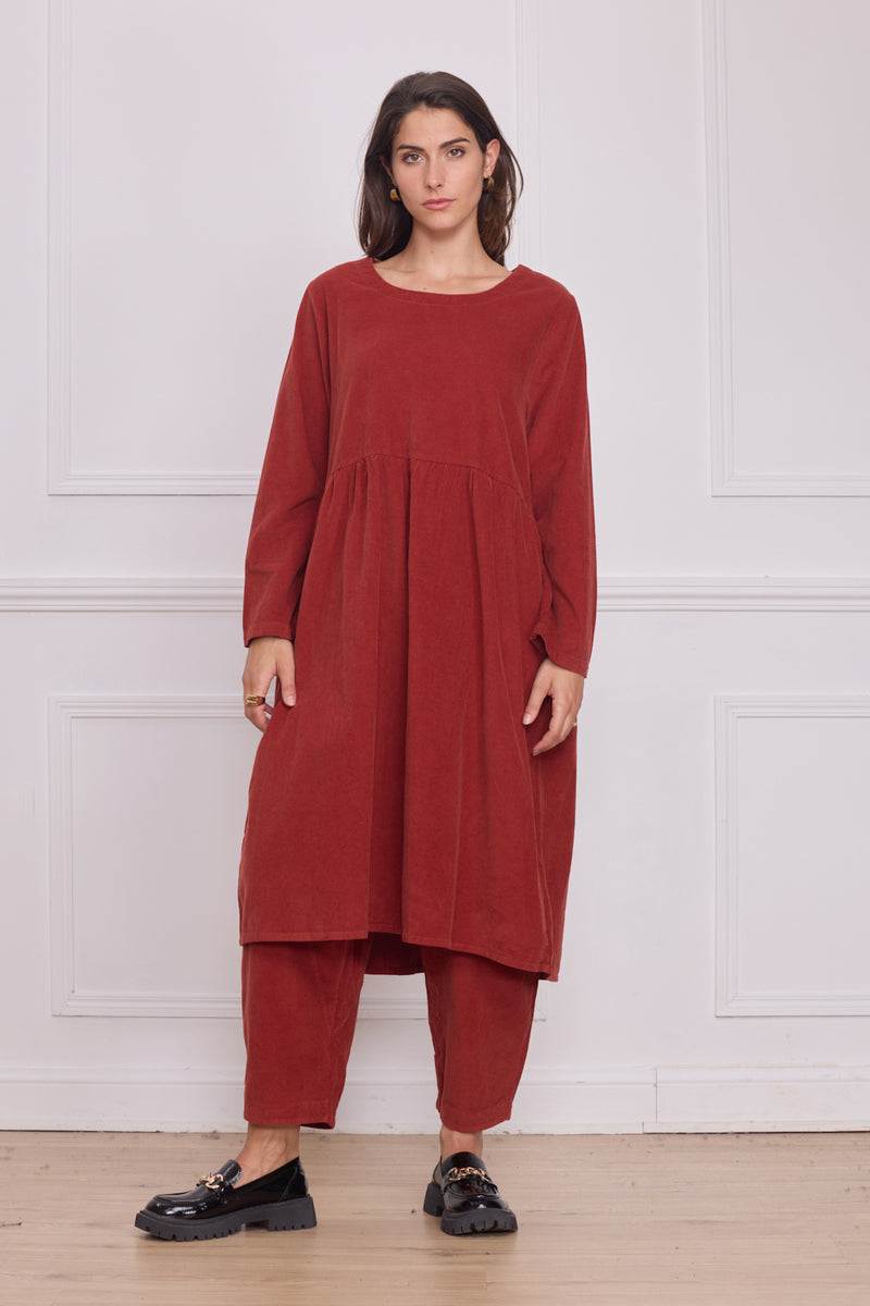 Robe longue femme – 100% coton