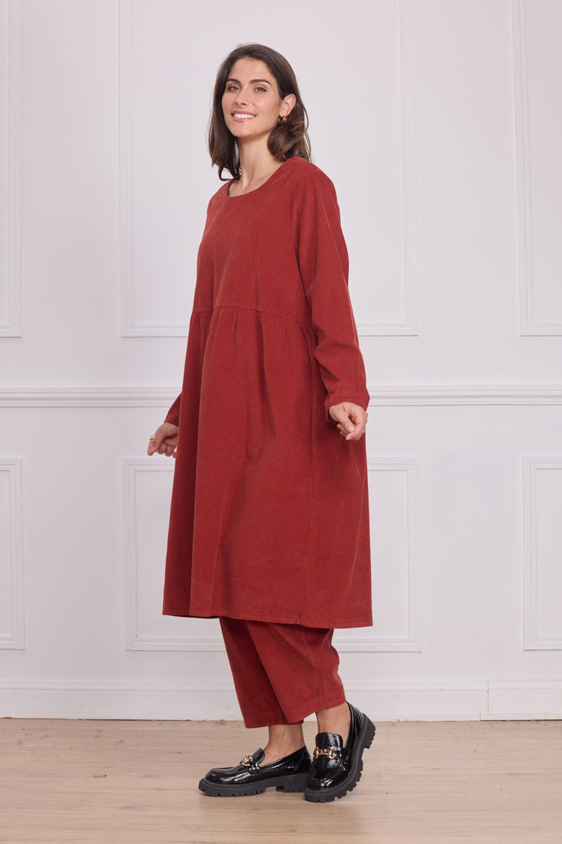 Robe longue femme – 100% coton