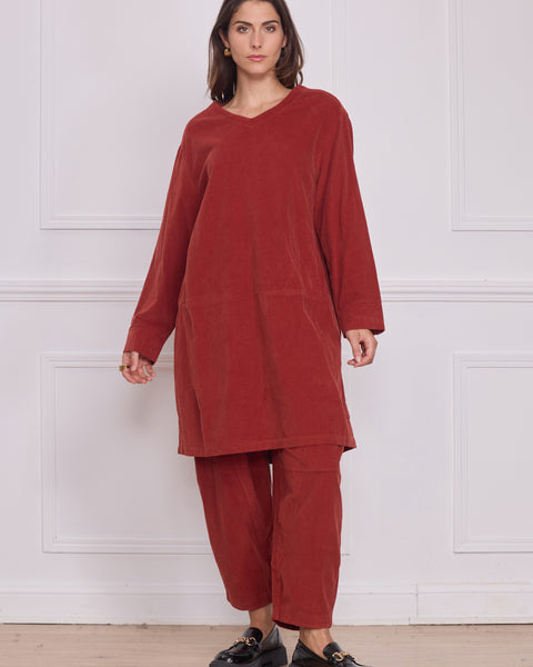 Robe mi-longue femme – 100% coton