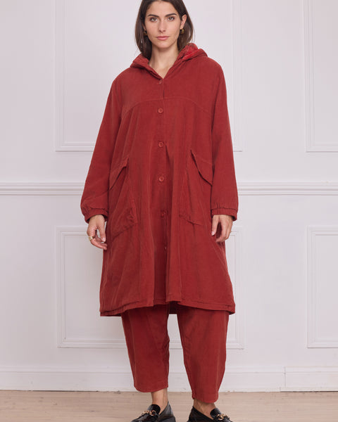 Manteau léger uni femme – 100% coton