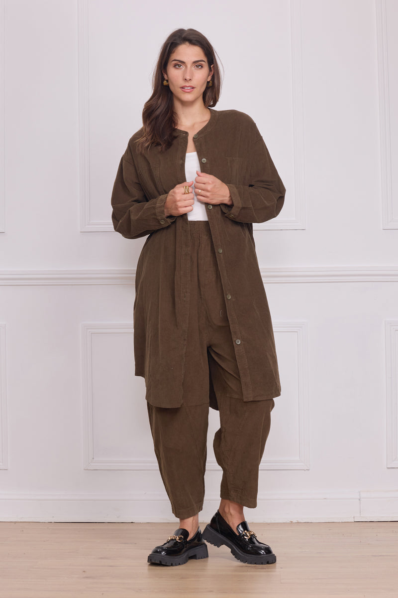 Chemise unie femme – 100% coton