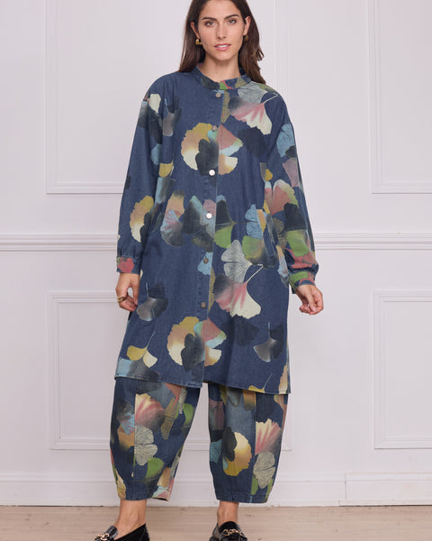 Chemise longue denim Ginko – 100% coton
