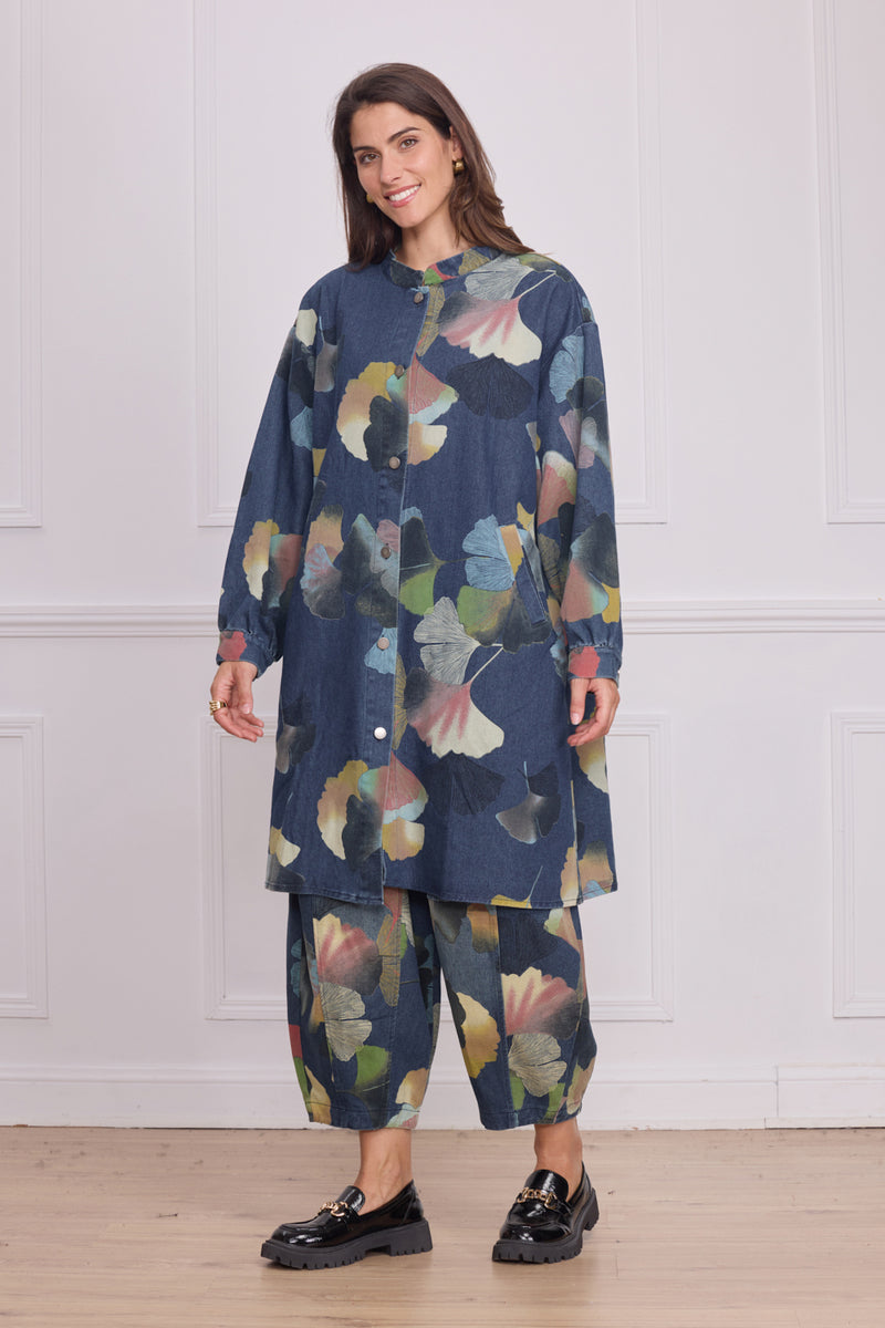 Chemise longue denim Ginko – 100% coton