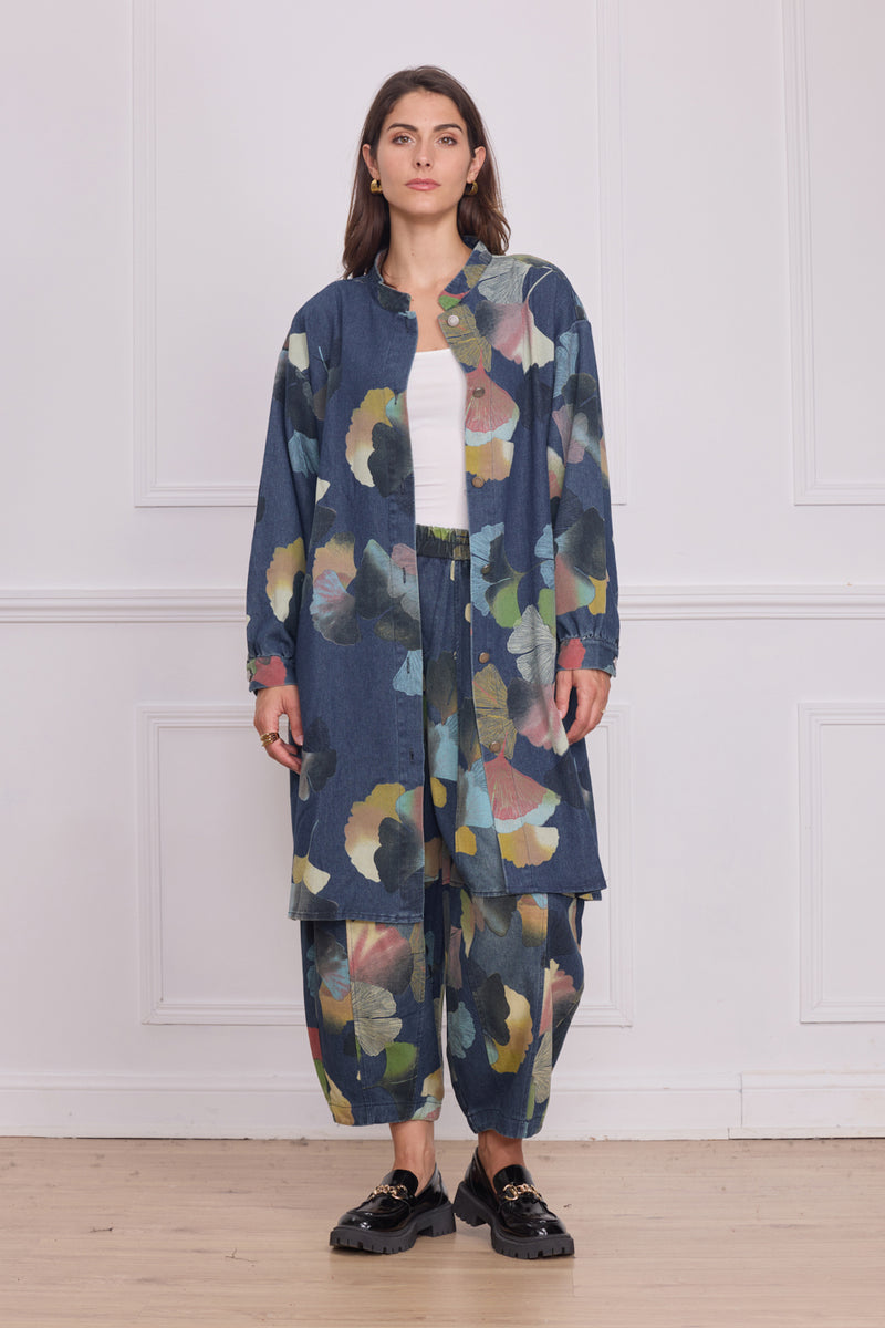 Chemise longue denim Ginko – 100% coton