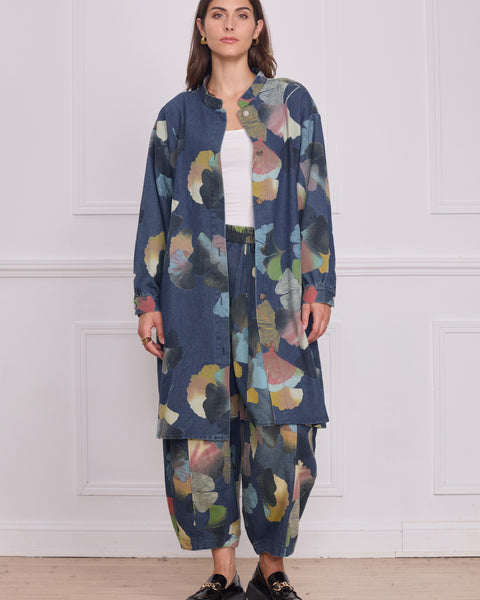 Chemise longue denim Ginko – 100% coton