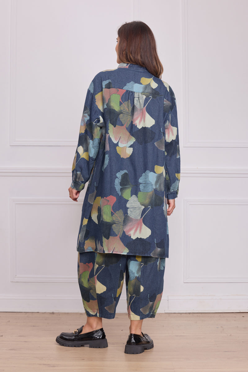 Chemise longue denim Ginko – 100% coton