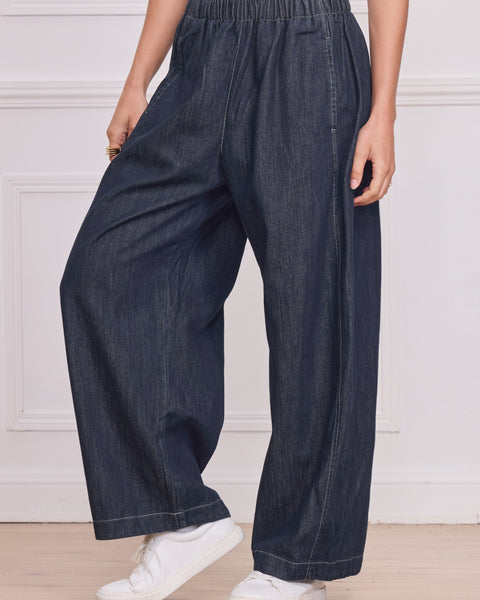 Jean bleu foncé femme – 100% coton