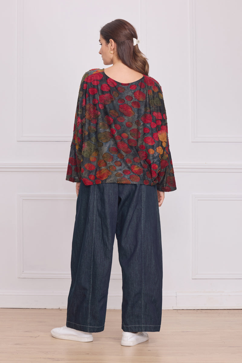 Blouse femme colorée – motifs multicouleur élégants