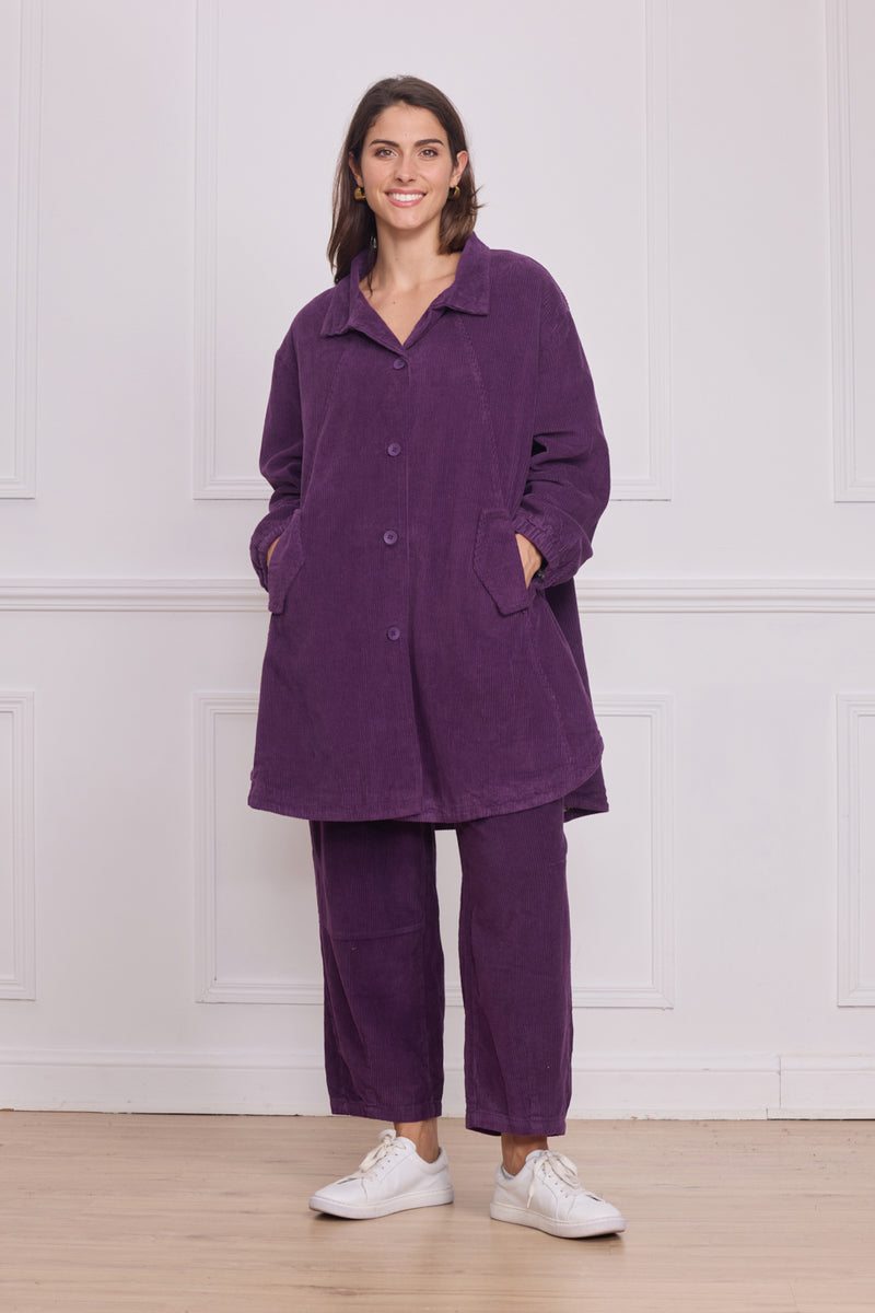 Chemise velours femme – 100% coton