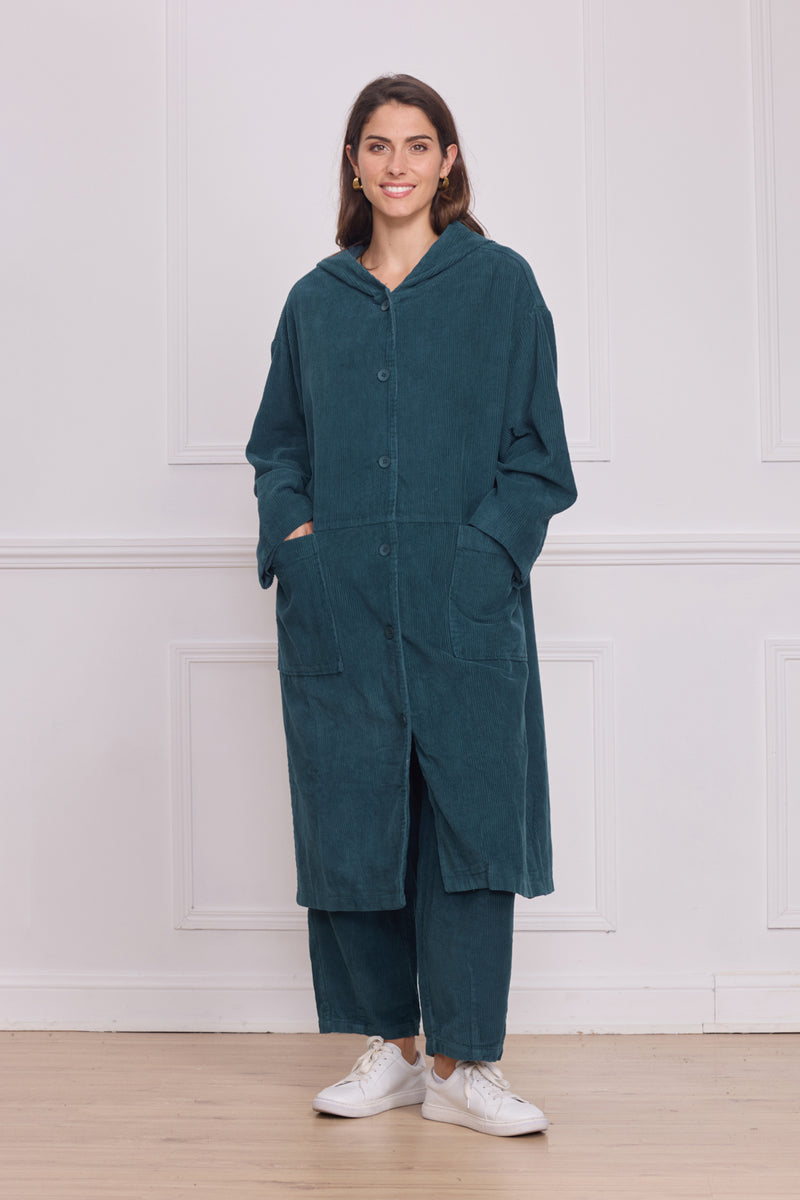 Manteau en velours femme – 100% coton chic