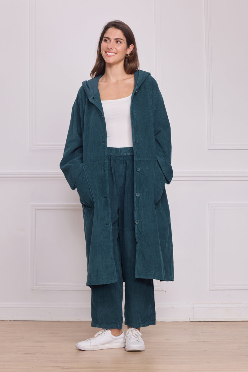 Manteau en velours femme – 100% coton chic