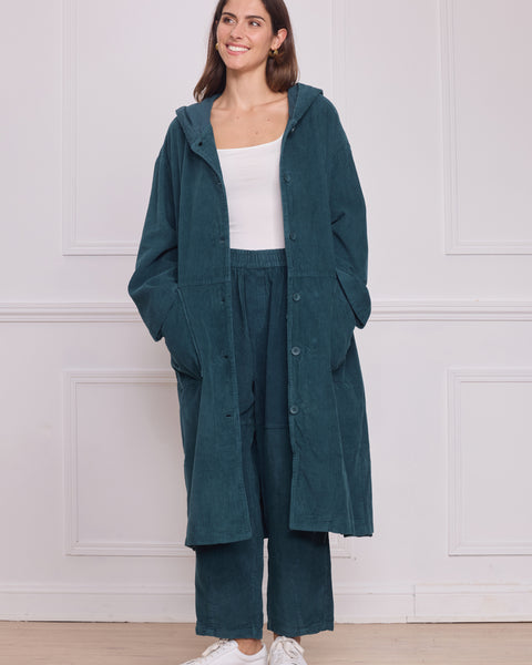 Manteau en velours femme – 100% coton chic