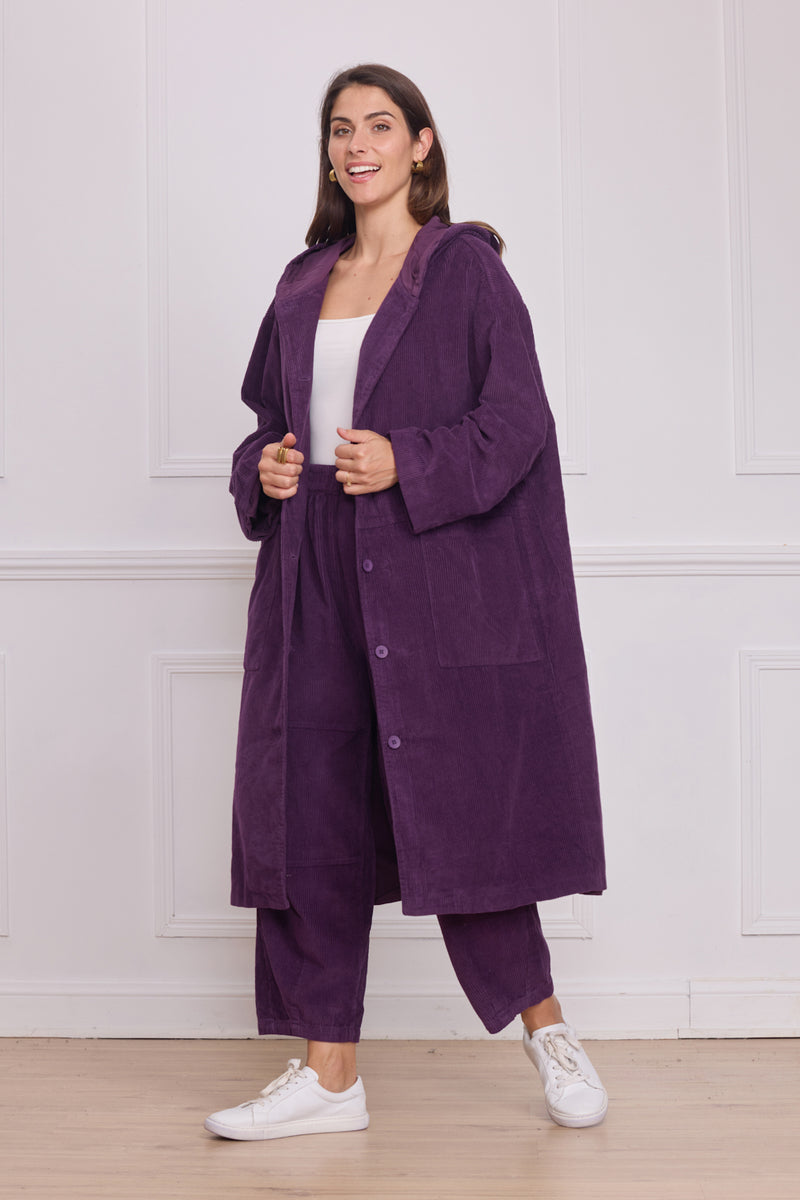 Manteau en velours femme – 100% coton chic