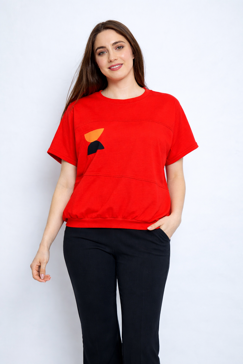 Haut simple en coton