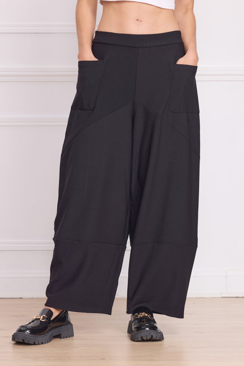 Pantalon noir large