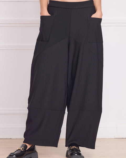 Pantalon noir large