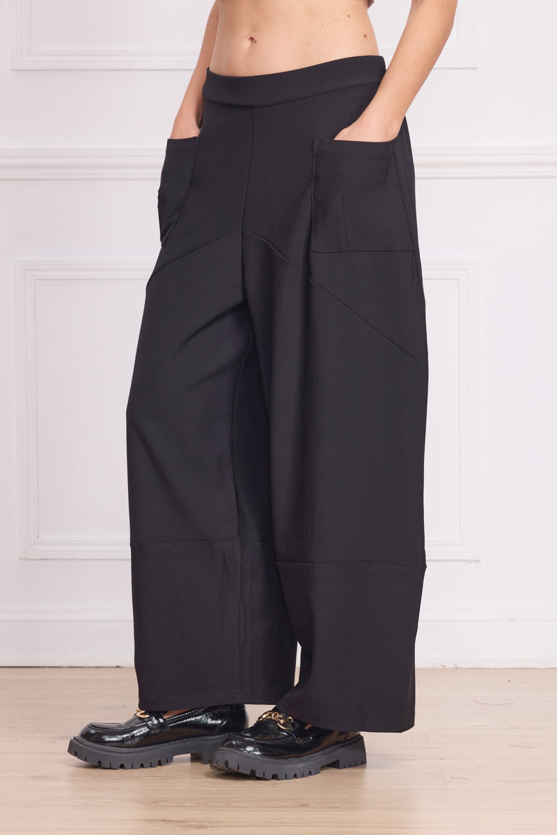 Pantalon noir large