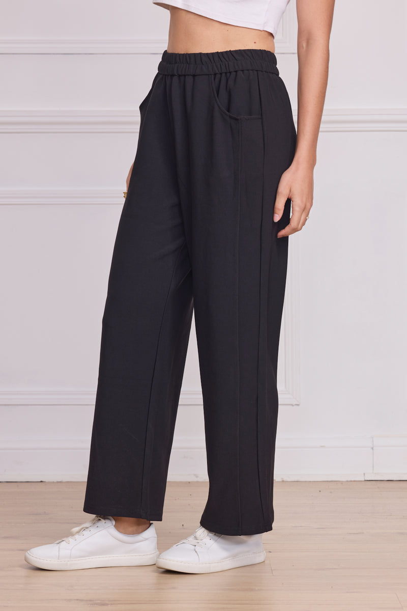 Pantalon noir droit