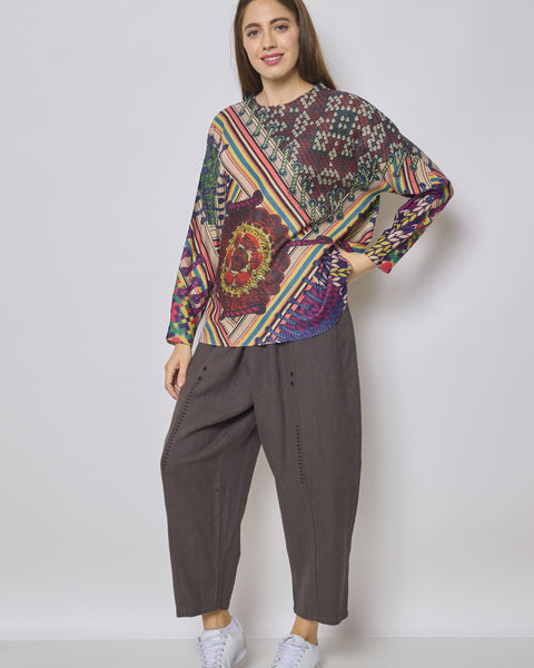 Pull de noel aux impressions modernes