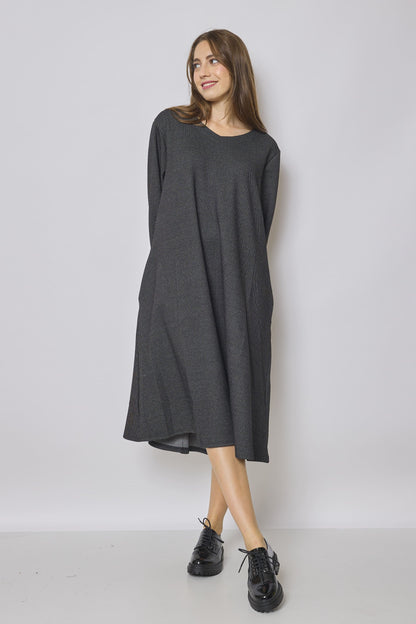 Long gray dress