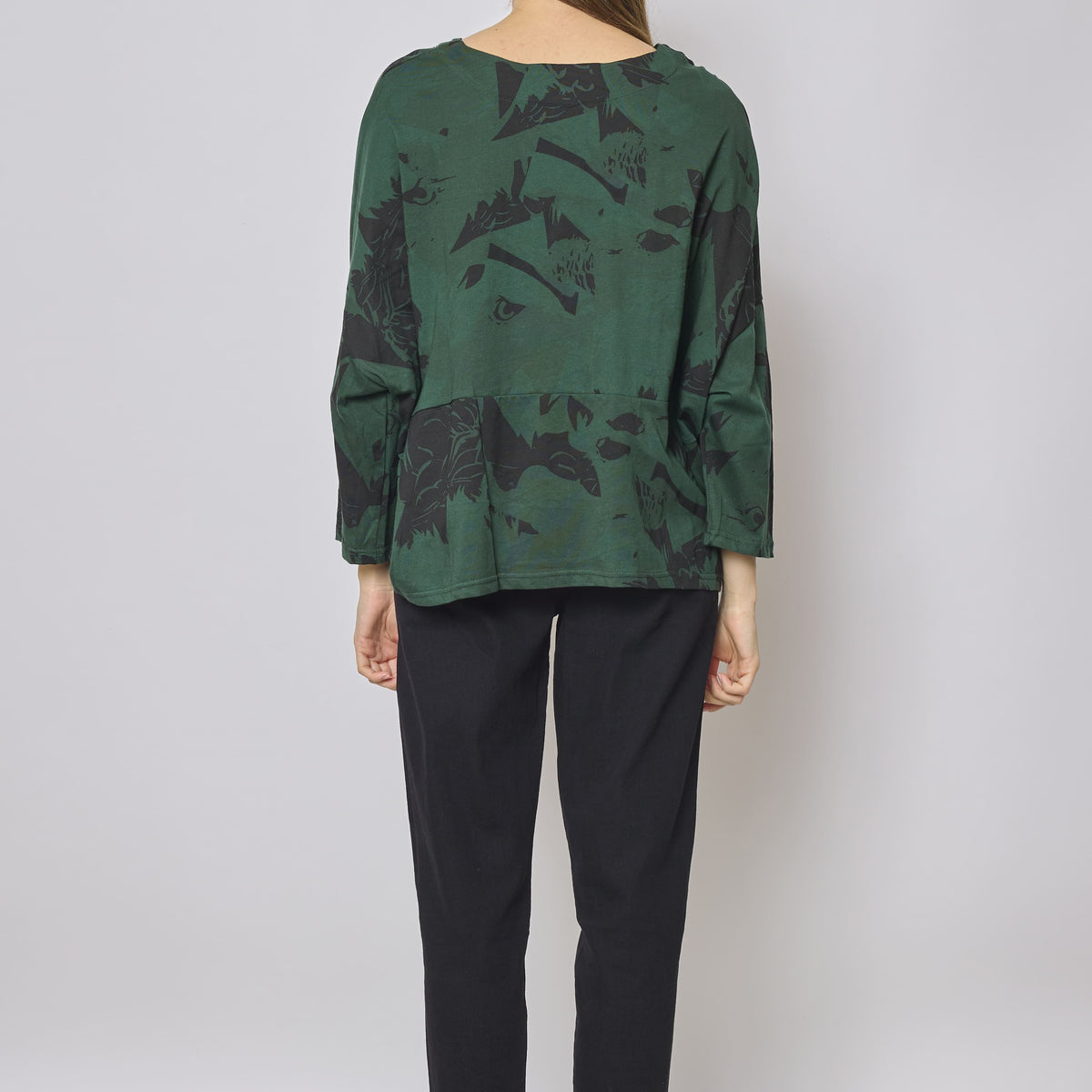 Blouse en coton à motifs aigle