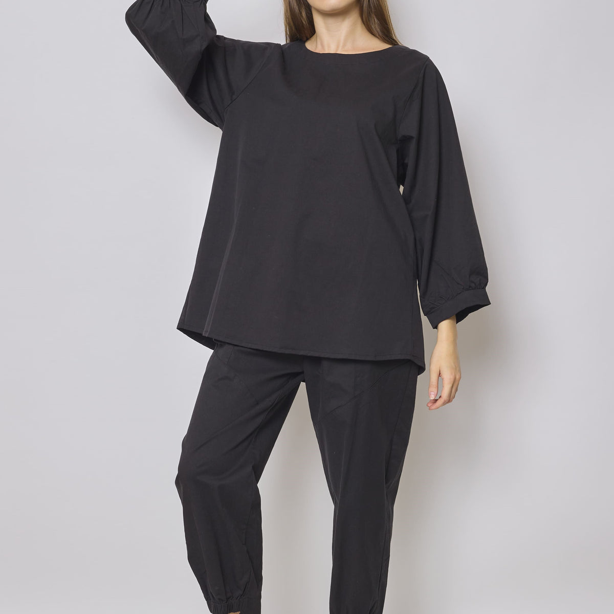 Blouse manche bouffante