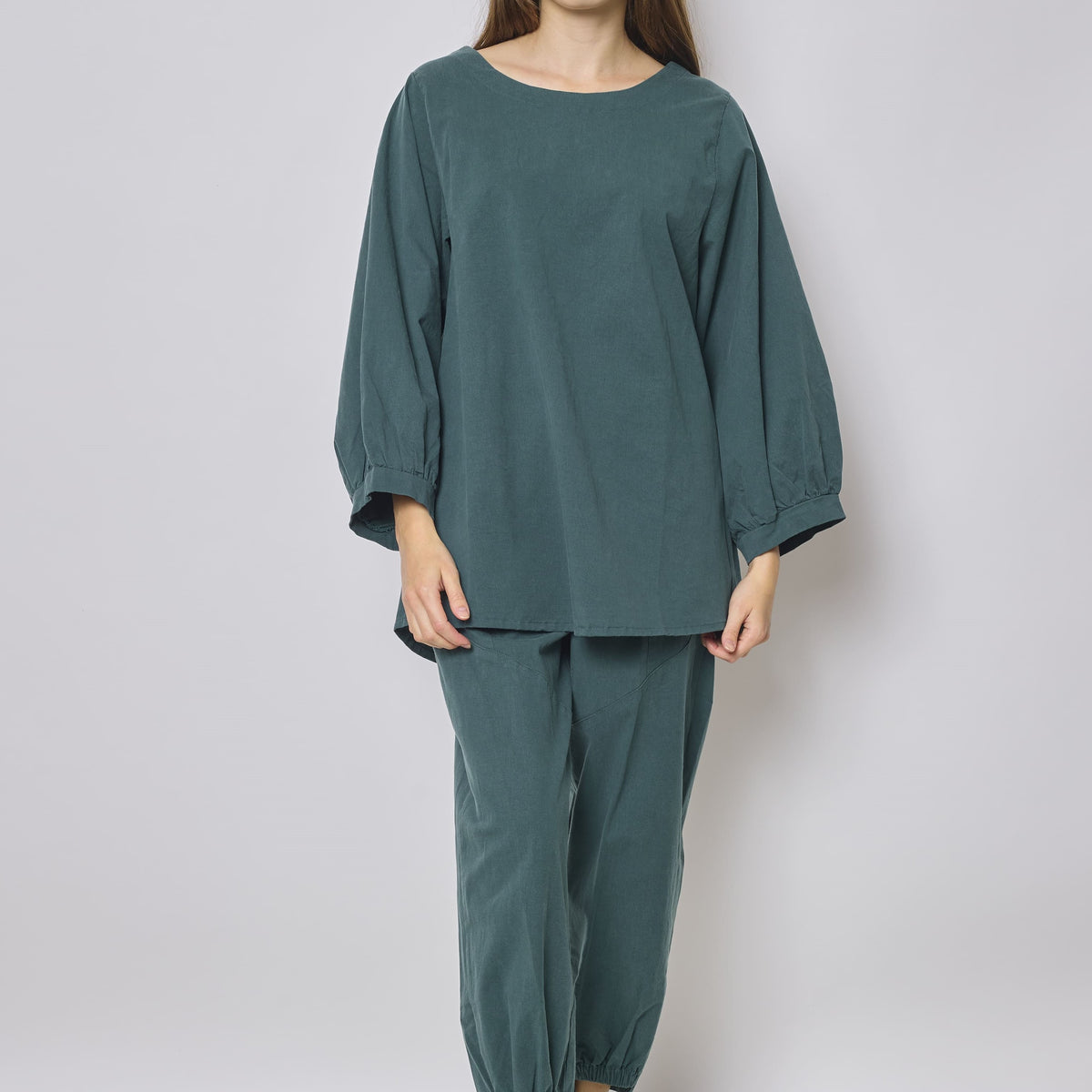 Blouse manche bouffante