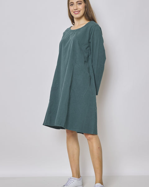 Robe mi longue en coton et tencel