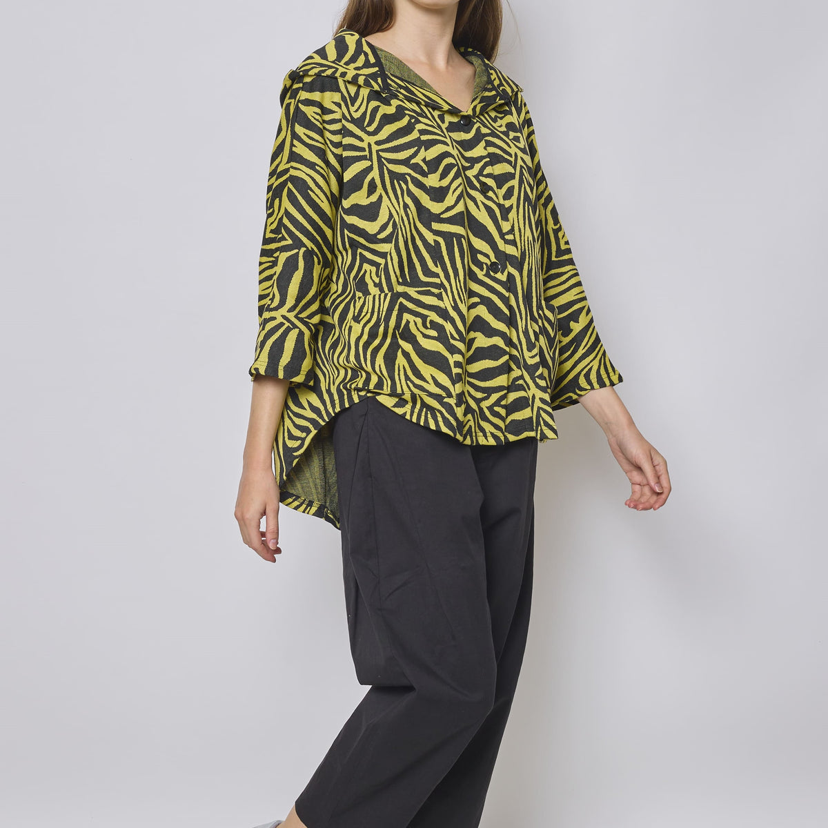 Blouson hiver zèbre