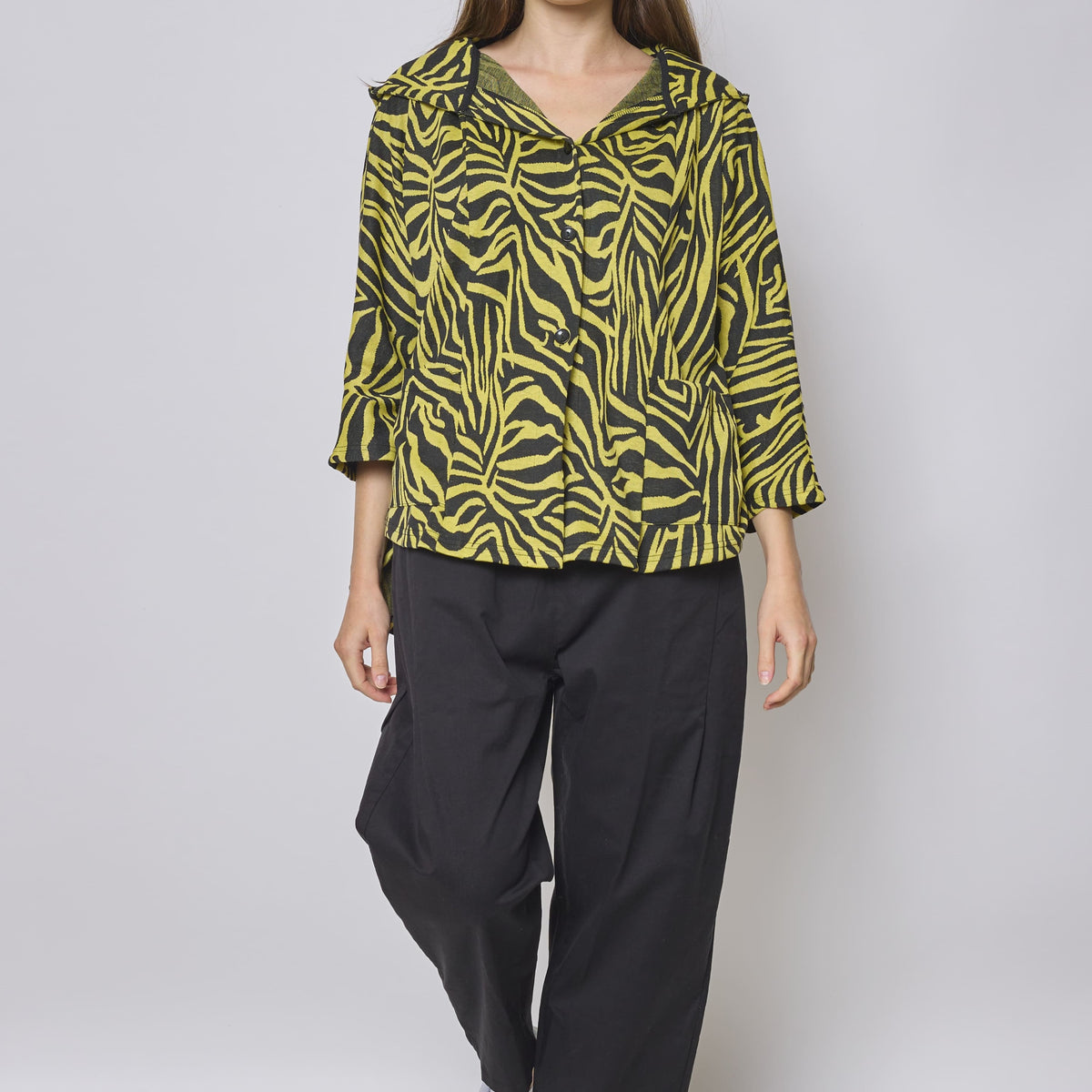 Blouson hiver zèbre