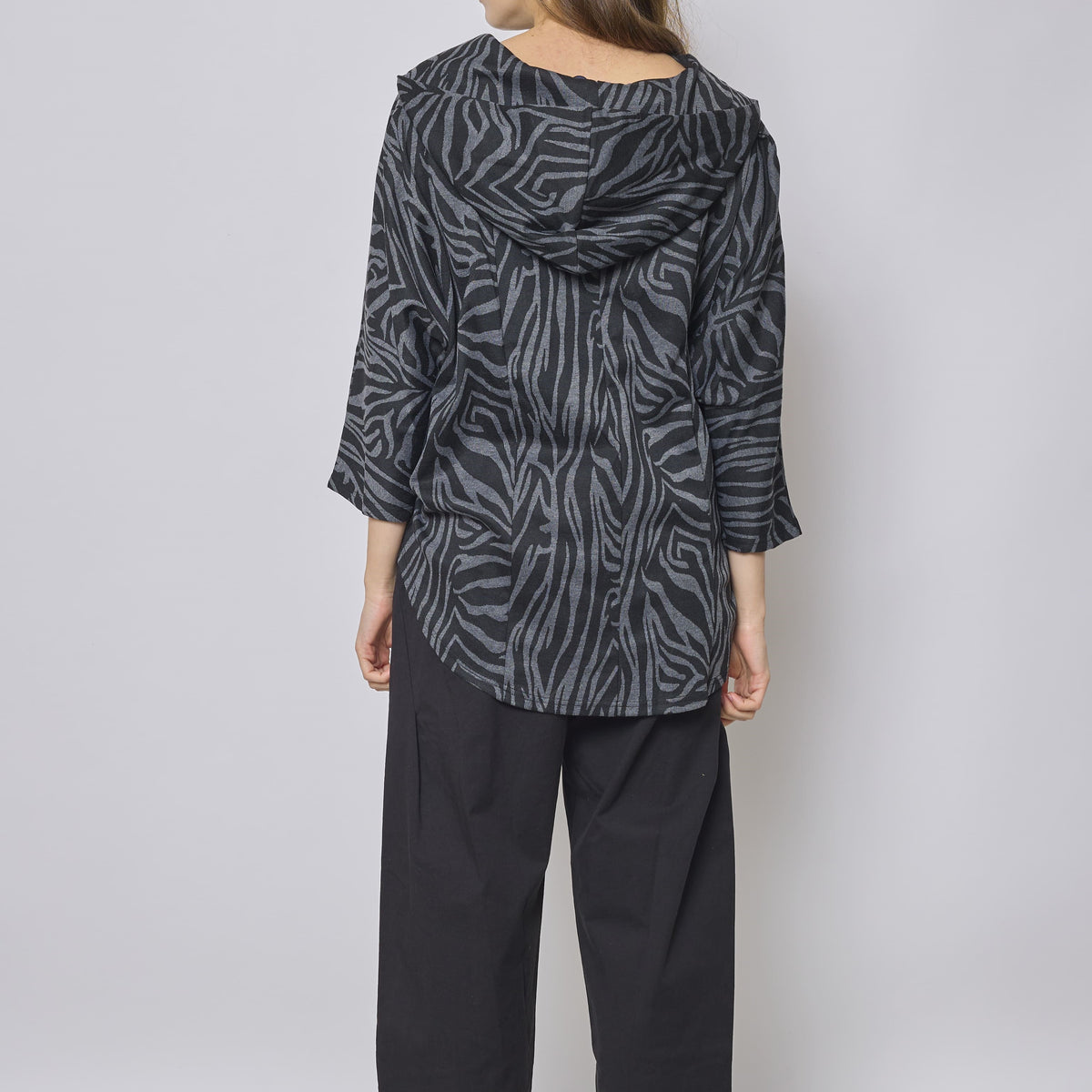 Blouson hiver zèbre