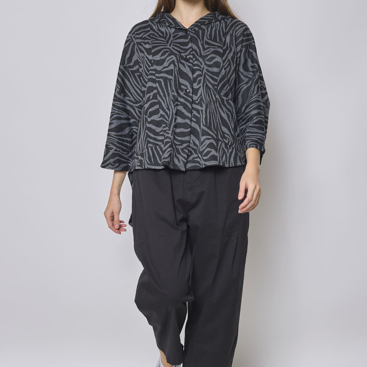 Blouson hiver zèbre