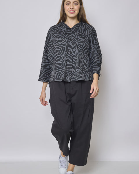 Blouson hiver zèbre