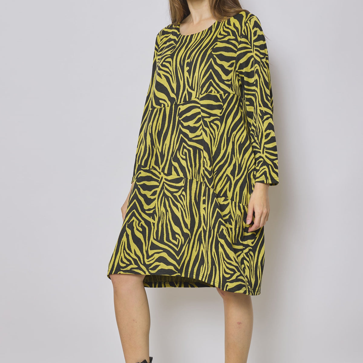 Robe mi longue zèbre