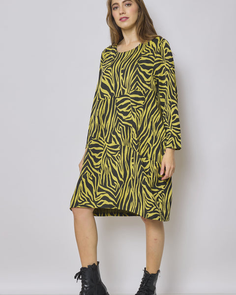 Robe mi longue zèbre